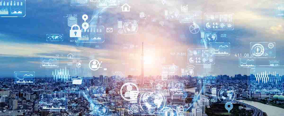 Futuristic development graphic